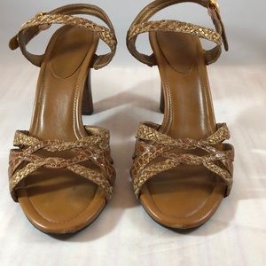 Cole Haan Cammeo Sandal tan bronze 8B